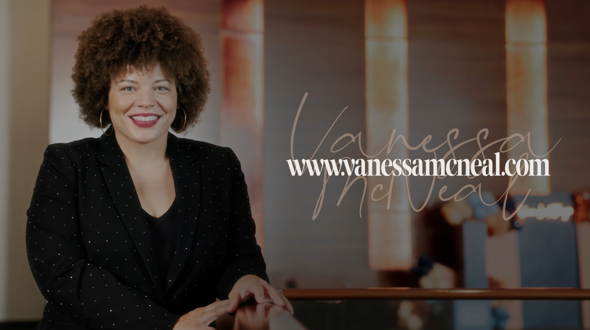 Professional speaker reel created by VivHaus to help event planners understand Vanessa McNeal’s message